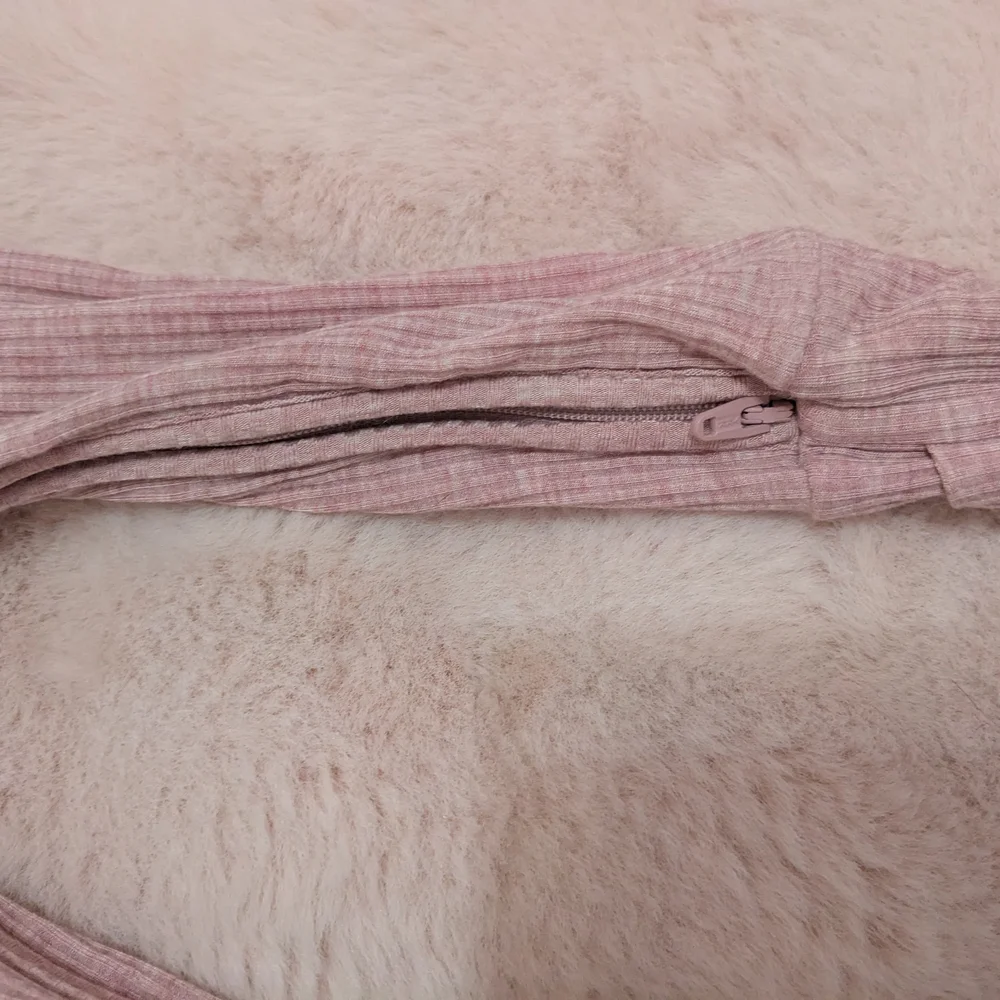 Little Sleepies Baby Girls Pink Ribbed One Piece 0-3 Months